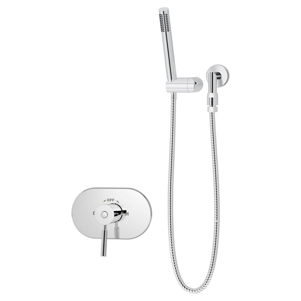 Symmons Sereno Single Handle 1-Spray Hand Shower Trim in Polished Chrome - 1.5 GPM (Valve Not Included)