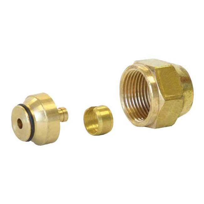 Uponor 1/2'' Qs-Style Compression Fitting Assembly, R20 Thread