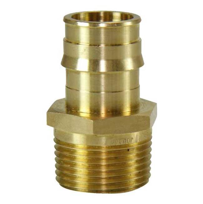 Uponor Propex Brass Male Threaded Adapter, 1 1/2'' Pex X 1 1/2'' Npt