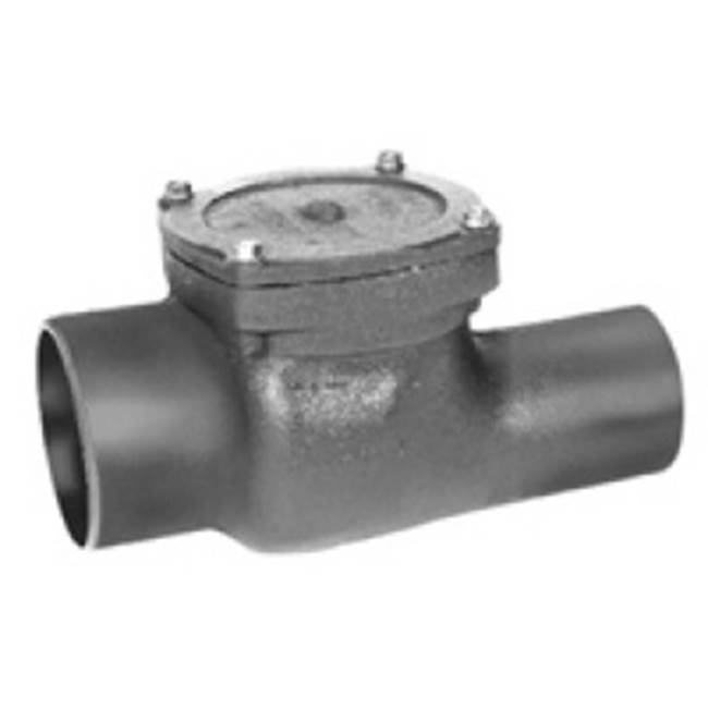 Zurn Industries Z1090 Cast Iron Flap/ Type Backwater Valve with 3'' No-Hub Inlet and Outlet
